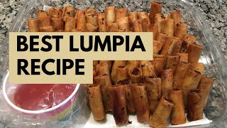 HOW TO MAKE LUMPIA FILIPINO EGG ROLLS [upl. by Oeht421]