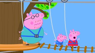 The Very Wobbly Bridge 🪵  Peppa Pig Official Full Episodes [upl. by Thorvald520]