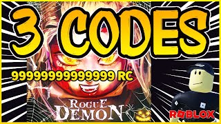 ✅2 NEW CODES✅3 WORKING CODES for 🔥 ROGUE DEMON 🔥 Rogue Coins Free 🔥 Roblox 2024 🔥Codes for Roblox TV [upl. by Remle147]