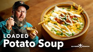 Loaded Potato Soup A Creamy Comfort Dish [upl. by Obocaj945]