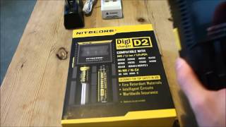 Nitecore Digicharger D2  A good and short review [upl. by Attekram122]