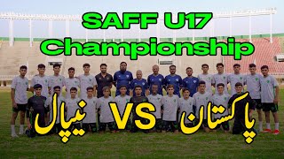 Pakistan vs Nepal  SAFF U17 Championship [upl. by Kleiman]