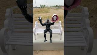 Black Spidey And Gwen Spidey Tease Baby Venom Marvel Toys [upl. by Morentz]