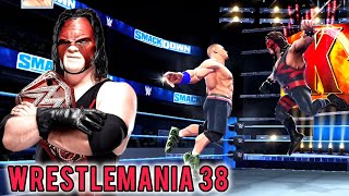 Kane VS John Cena WrestleMania 38 CROWN JAWALI FULL TITLE MATCH WWE MATCH ANDROID GAMEPLAY 4K60FPS [upl. by Rett]