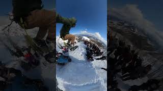 Snowskate jump big kicker [upl. by Yerd]