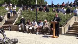 Memorial Day 2013 at the New Jersey Vietnam Veterans Memorial in Holmdel NJ [upl. by Lanie]