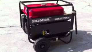 HONDA ECMT 7000  7 KW MANEL SERVICE [upl. by Yeslrahc]