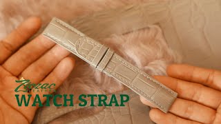 Ziczac handmade Alligator watch strap I Làm dây đồng hồ cao cấp [upl. by Naltiac]