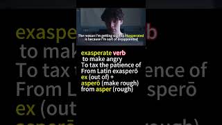 Word of the Day exasperating Cinematic Tutorial vocabulary educational shorts [upl. by Mimi]