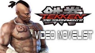 Tekken Tag Tournament 2  Bruce Video Movelist [upl. by Wsan]