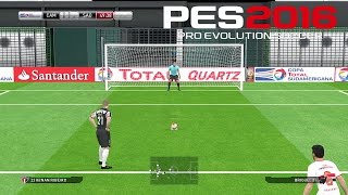 PES 2016  Master League 37 São Paulo x AtléticoMG  Semifinal SulAmericana  Ultra emocionante [upl. by Ardnalac]