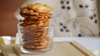 อัลมอนด์ตูเล How to make Almond Tuiles [upl. by Cirdor]