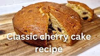 Easy Cherry Cake Recipe [upl. by Dalia]