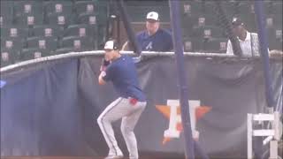 Austin Rileybatting practiceBraves vs Astros41524 [upl. by Silvie]