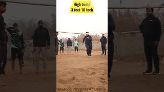 High jump कैसे करे highjump physical rpfbharti vlog motivation physicaltraining [upl. by Einnob]