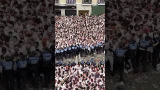 San Fermin festival begins in Pamplona northern Spain [upl. by Florian]