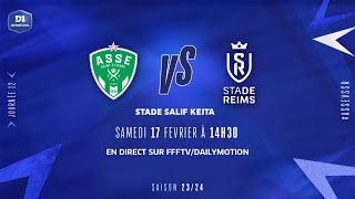 J12  AS SaintEtienne – Stade de Reims 43 le résumé  D1 Arkema I FFF 20232024 [upl. by Gilbertson]