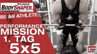 Trainingssystem Performance Mission Workout 5x5 1 Tag Bear Modus  Be An Athlete  by Coach Seyit [upl. by Enrique]