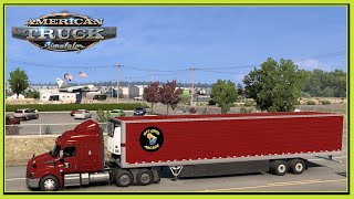 ATS  Long Way To Redding  Freightliner Cascadia [upl. by Andromada]