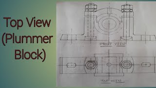 Plummer Block Assembly Drawing Top View [upl. by Gelasias884]