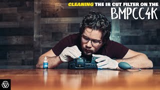 Cleaning the IR Cut Filter on the BMPCC4K  Frame Voyager [upl. by Edivad]