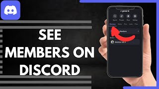 How To See Members On Discord [upl. by Rozalin171]