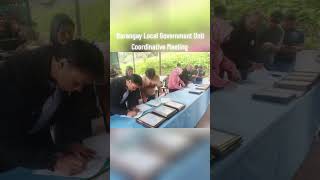 Barangay Local Government Unit Coordinative MeetingH45IB BRGY BOHE PAHU UNGKAYA PUKAN [upl. by Ellirehs]