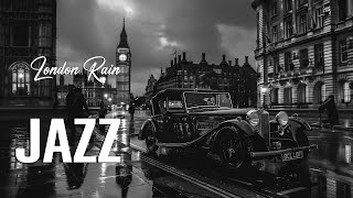 London in the Rain 🌂 Swing Jazz Melodies from the 1930s amp 1940s 🎷 Perfect Vintage Music to Unwind [upl. by Aicilic]