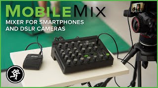 Mackie MobileMix 8Channel USBPowerable Mixer for AV Production Live Sound and Streaming [upl. by Haberman]