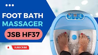 foot bath massager with heat control and auto reflexology rollers jsb hf37 reviews [upl. by Gherlein]