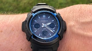 One minute with the Casio GShock AWGM100A on the wrist [upl. by Eelsel]