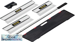 VEVOR Skimming Blade Set10quot24quot32quot Blades  35quot78quot Extension Handle，European Stainless Review [upl. by Sunderland]