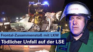 37Jähriger stirbt bei Unfall auf der LSE zwischen Pinneberg und Schenefeld [upl. by Newg]