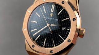 Audemars Piguet Royal Oak 15400OROOD002CR01 Audemars Piguet Watch Review [upl. by Fazeli]