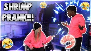 TELLING MY BOYFRIEND HE HAS A quotSHRIMPquot PRANK hilarious reaction [upl. by Assiron]