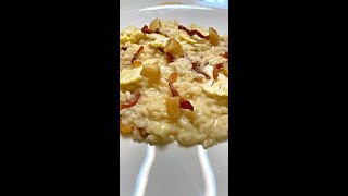 RISOTTO CAVOLFIORE E GUANCIALE per intenditori Shorts [upl. by Pellet187]