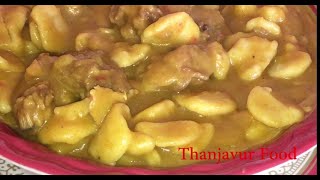 Thikkadi Gravy in Tamil  rice dumplings in mutton grvyMuslim style dinner recipe [upl. by Thorwald]