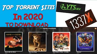 Top 15 Best Torrent Sites List 2020  Working Torrents for Movies Seasons and Games [upl. by Coussoule]