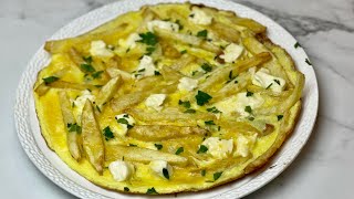 FRITES OMELETTE 👩🏻‍🍳 Facile rapide et économique [upl. by Karia184]