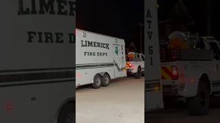 Limerick Fire Dept Field 512 and ATV 51 firetrucksresponding shorts firetrucks [upl. by Zechariah]