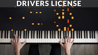 drivers license  Olivia Rodrigo  Tutorial of my Piano Cover [upl. by Olav]