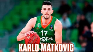 KARLO MATKOVIC  Basketball Highlights in Cedevita 202324 [upl. by Elleyoj]