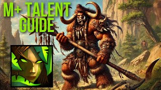 SURVIVAL HUNTER M BUILD GUIDE  Best Talent Builds for Survival Hunter M  War Within Season 1 M [upl. by Samella457]