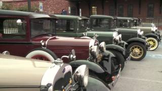 Model A Restorers Club National Tour visit Coker Tire Company [upl. by Enyrehtak959]