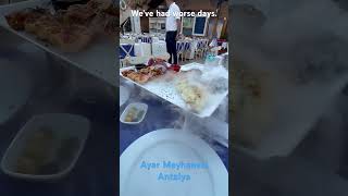 Ayar Meyhanesi is amazing travel food finedining antalya türkiye turkey seafood [upl. by Aicenaj]