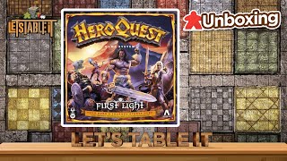 HeroQuest First Light  Unboxing amp Overview [upl. by Kaz]