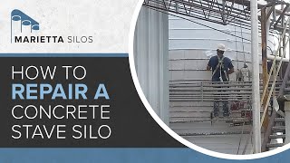 How To Repair A Concrete Stave Silo [upl. by Anitahs]