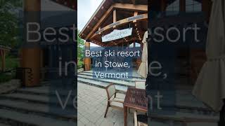 Best ski resort in Stowe Vermont 🌟 [upl. by Oenire]