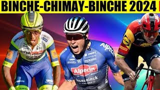 The last 15 kms of Binche Chimay Binche classics 2024 in Belgium [upl. by Lladnarc639]