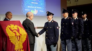 La Polizia di Stato celebra i suoi 172 anni [upl. by Hnahk713]